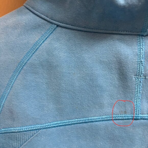 Lululemon Womens Scuba Hoodie Sz 6 Full Zip Jacket Blue Active Yoga Stretch - Picture 7 of 16